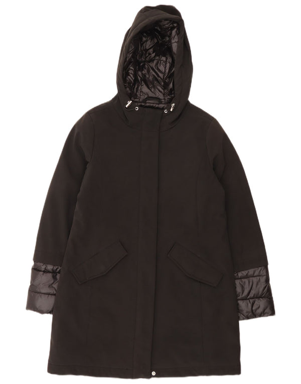Cappotto imbottito con cappuccio da donna Champion UK 14 poliestere nero medio