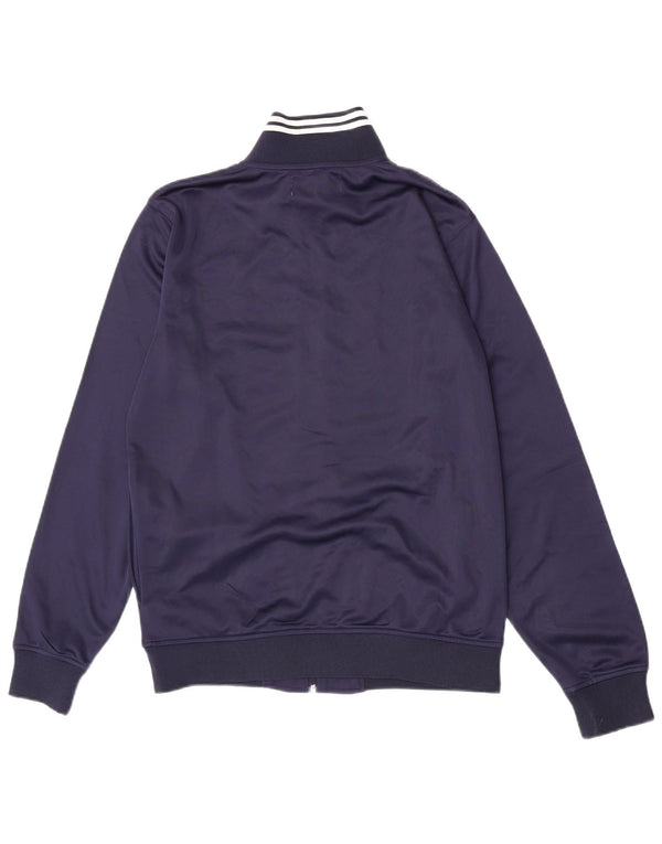 Giacca da tuta da uomo Kappa grande in poliestere blu navy