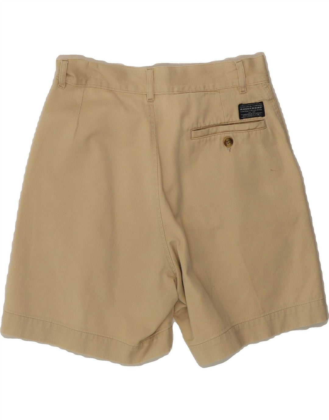 AMERICANINO Womens Pegged Chino Shorts W28 Medium Beige Cotton Vintage Americanino and Second-Hand Americanino from Messina Hembry 