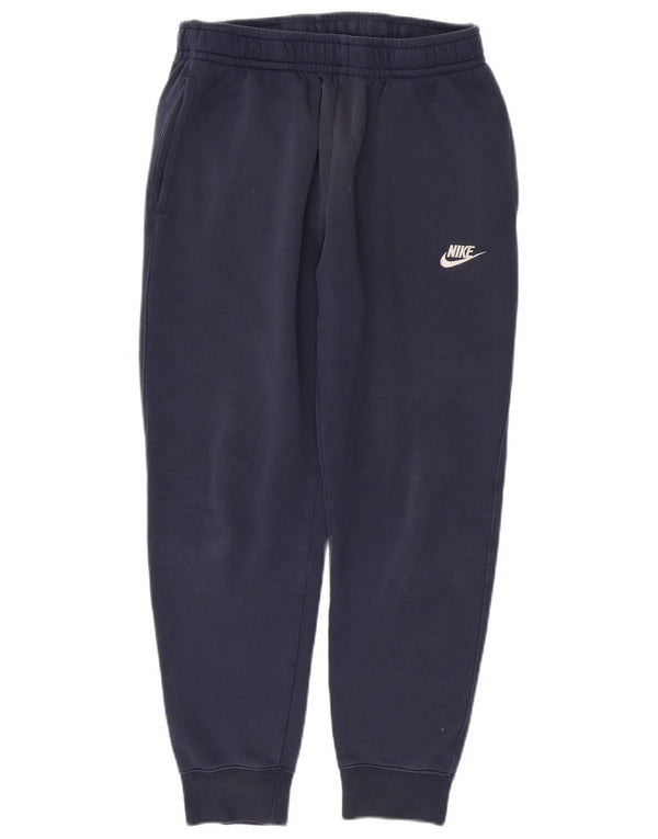 Pantaloni da tuta da uomo NIKE Joggers piccoli in cotone blu navy