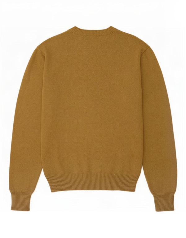 Maglione da uomo con scollo a V Timberland in lana beige medio