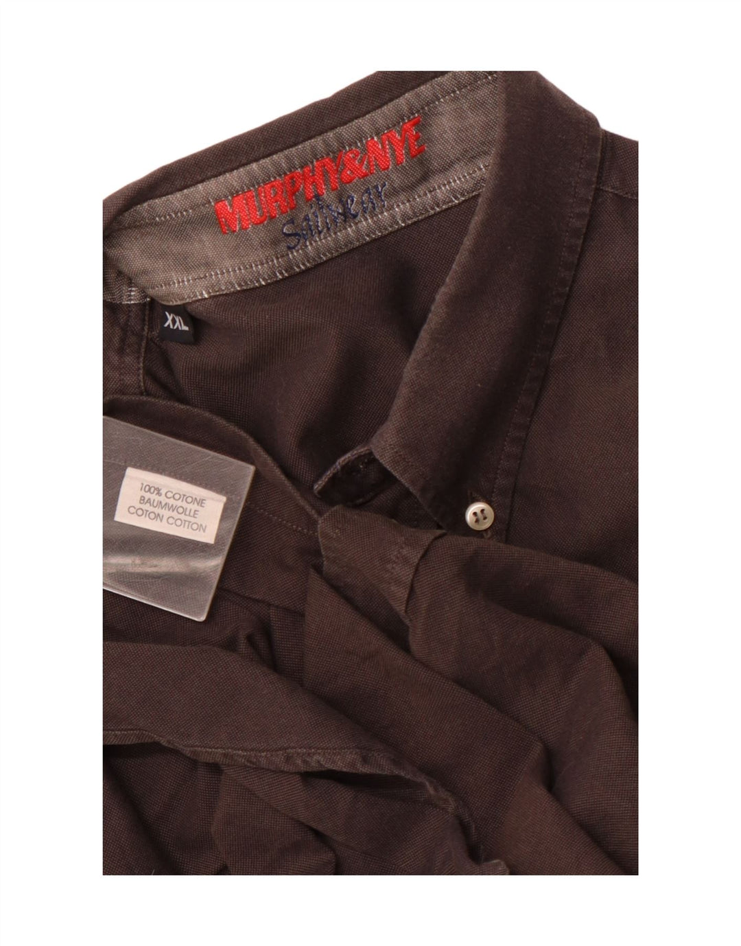 Camicia da uomo MURPHY & NYE 2XL Cotone grigio