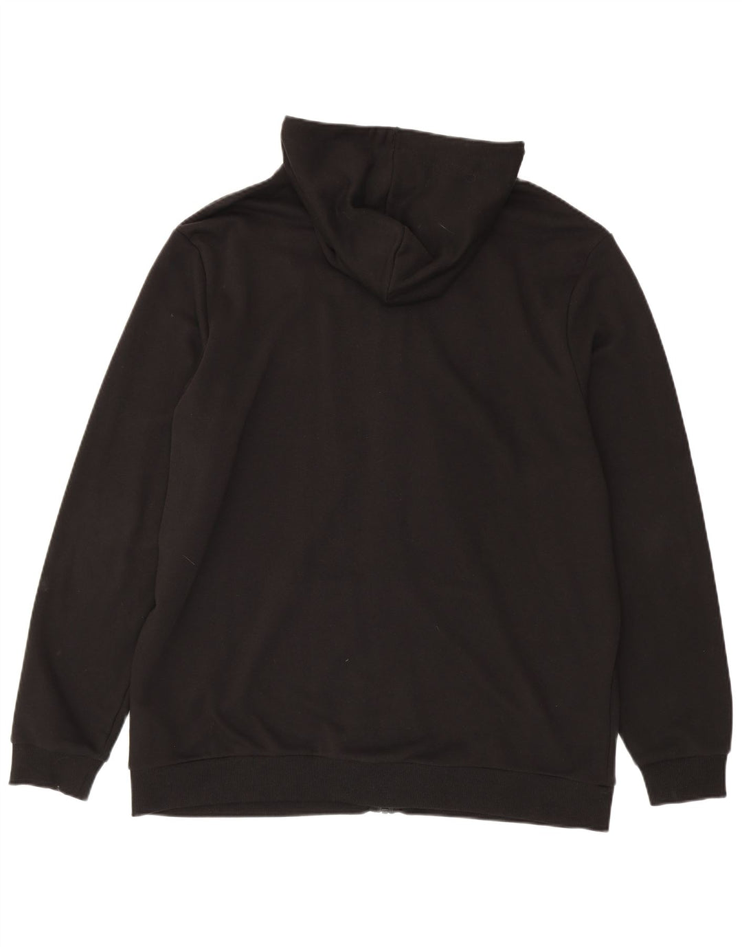 Felpa con cappuccio e zip da uomo Puma 2XL in cotone nero