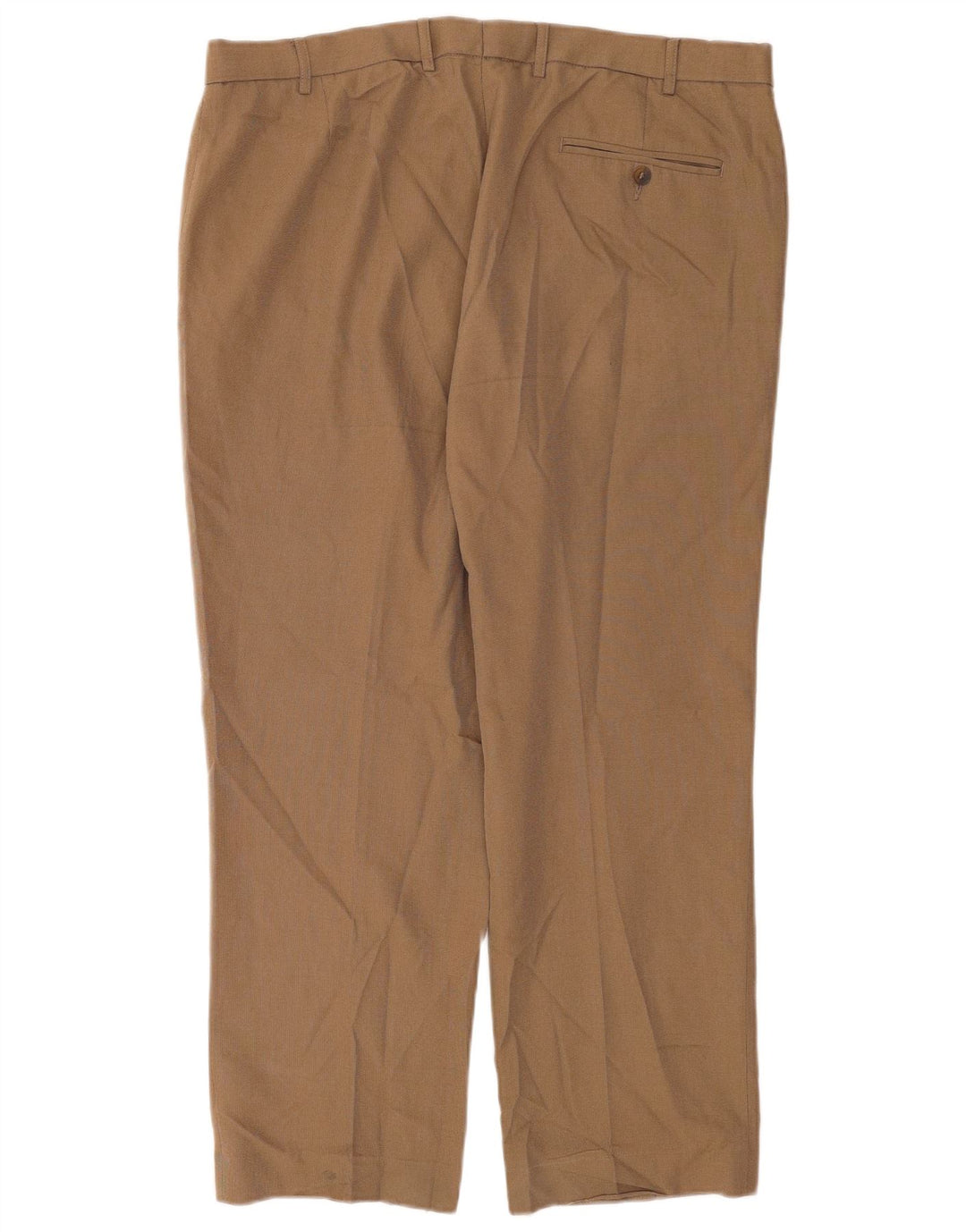 Pantaloni da abito vestibilità regolare Marks & Spencer da uomo W38 L29 Poliestere beige