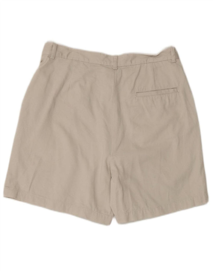 EDDIE BAUER Womens Chino Shorts US 10 Large W30 Beige Cotton