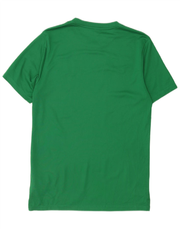 T-shirt grafica Nike Dri Fit da uomo in poliestere verde medio