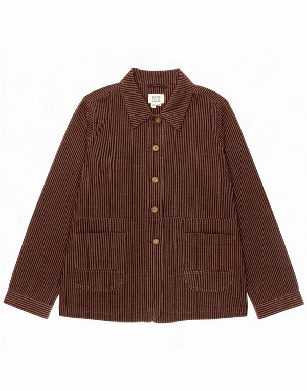 Giacca utility da donna White Stuff UK 18 XL Cotone gessato marrone