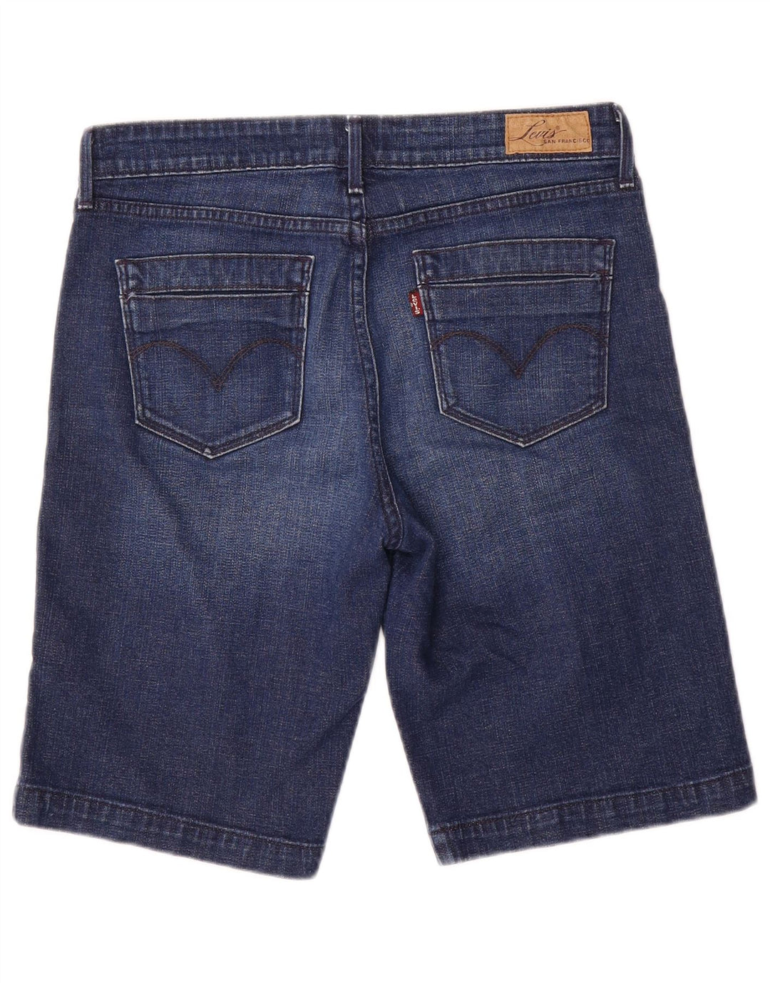 Pantaloncini di jeans Levi's Demi Curve dalla vestibilità classica da donna US 8 Medium W28 Blu