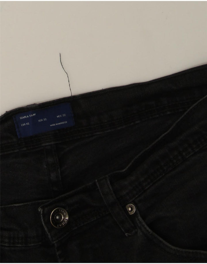 ZARA Mens Slim Jeans W32 L30 Black Vintage Zara and Second-Hand Zara from Messina Hembry 
