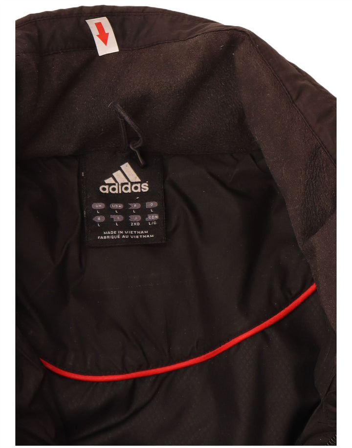 Giacca imbottita da uomo Adidas UK 40 grande poliestere nero