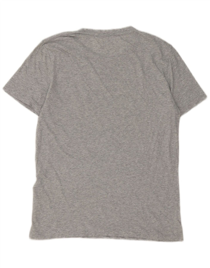 T-shirt da uomo All Saints Top in cotone chiazzato grigio medio