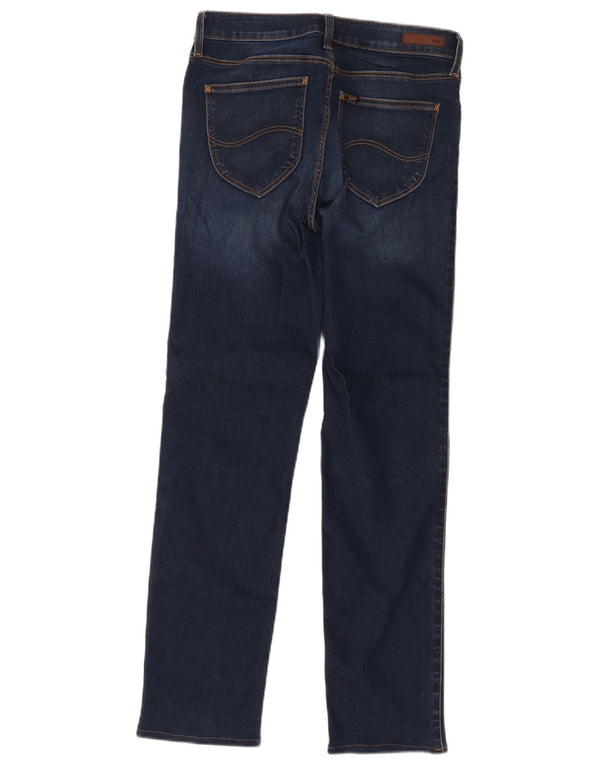 Jeans dritti Marion da donna Lee W31 L31 cotone blu