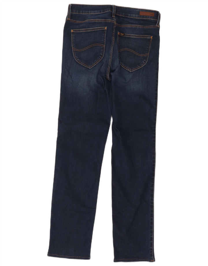 Jeans dritti Marion da donna Lee W31 L31 cotone blu