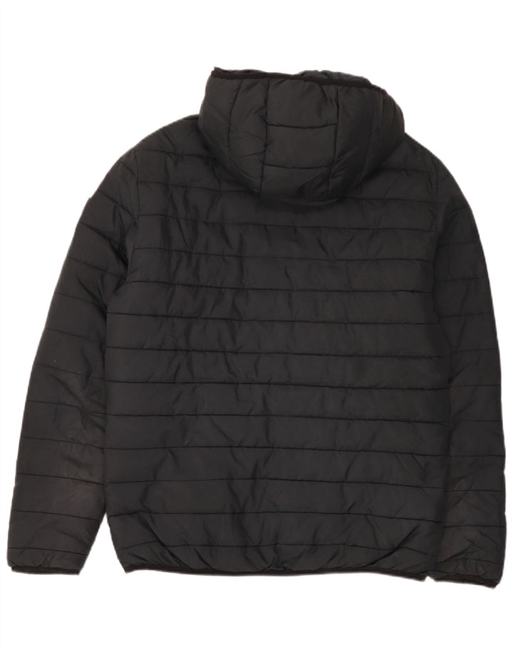 Giacca imbottita con cappuccio da uomo Jack & Jones UK 40 grande poliestere nero