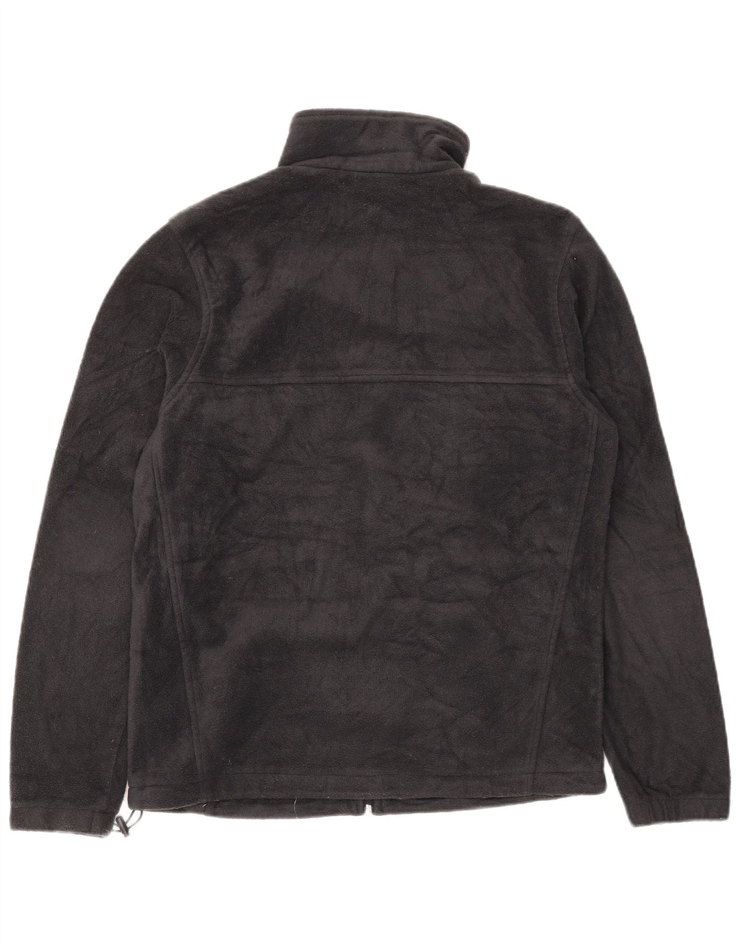 COLUMBIA Mens Fleece Jacket UK 38 Medium Grey Polyester