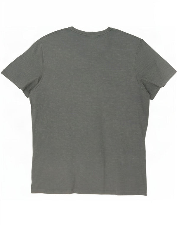 T-shirt da uomo Jack & Jones Top 2XL cotone screziato blu