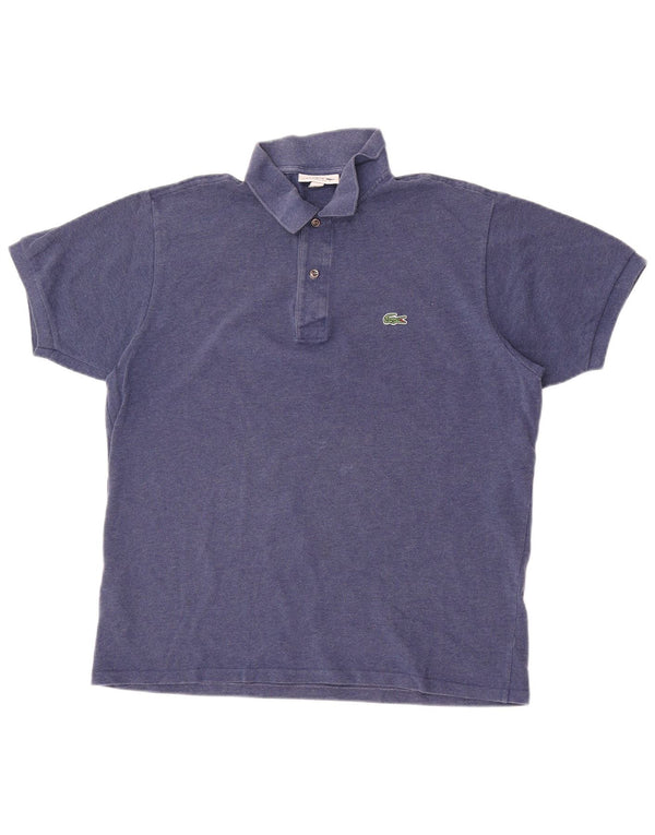 Polo da uomo Lacoste vestibilità classica taglia 5 grande in cotone blu