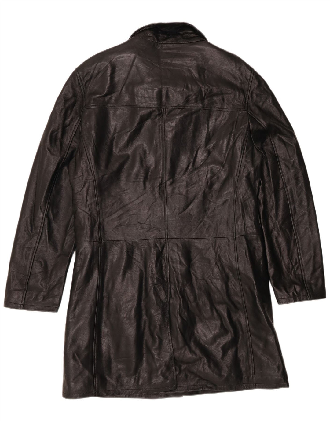 Cappotto in pelle da uomo privato IT 50 grande nero