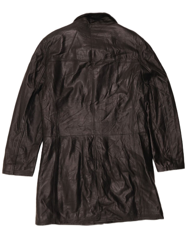 Cappotto in pelle da uomo privato IT 50 grande nero