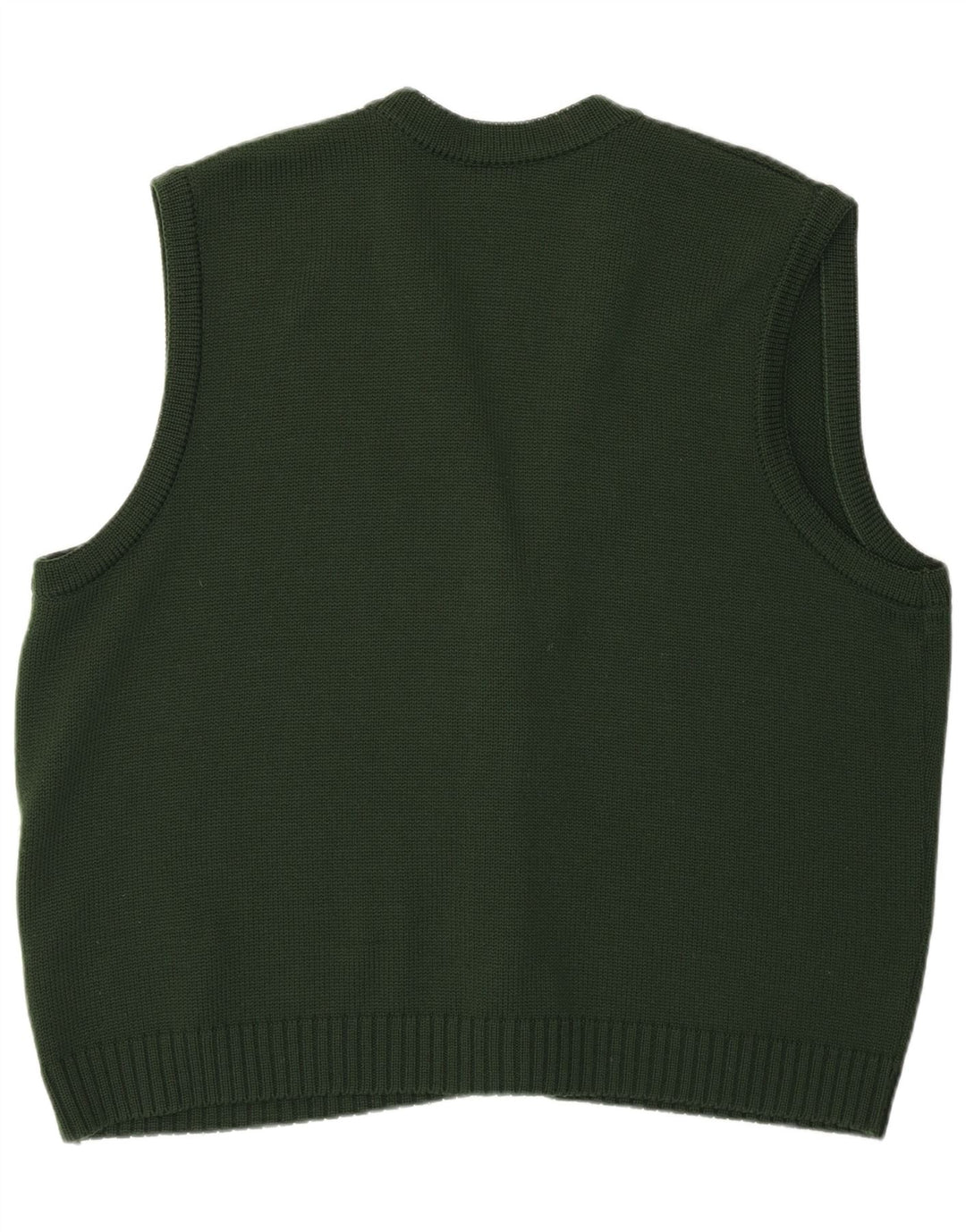 Maglione cardigan senza maniche con grafica da donna Aspa EU 46 XL verde poliacrilico