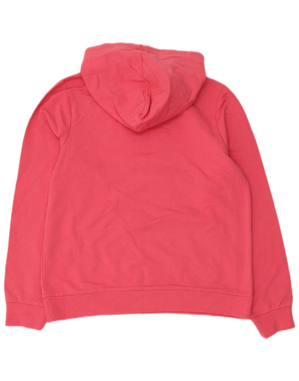 Felpa con cappuccio grafica da donna Fila UK 14 Cotone rosa medio