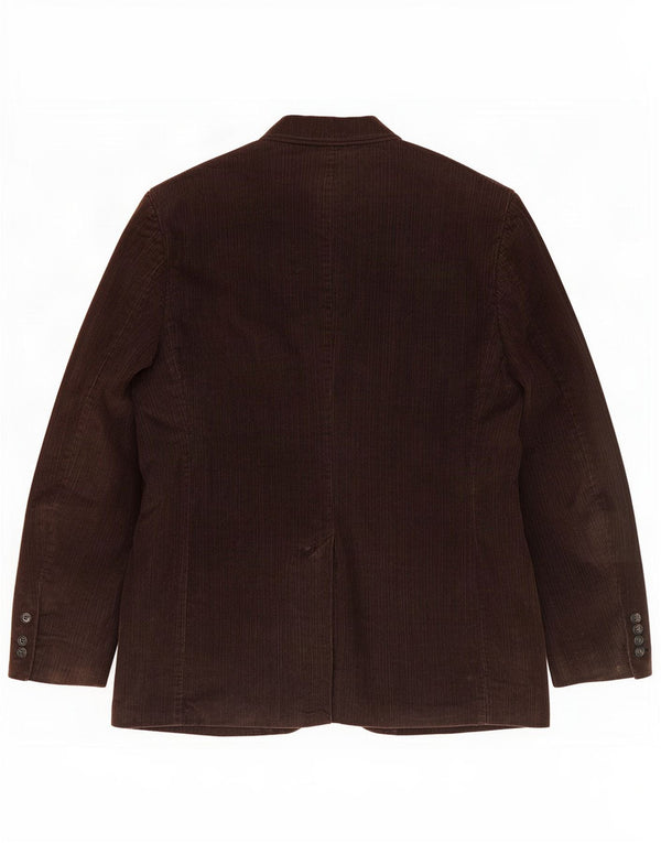 Giacca blazer in velluto a coste a 2 bottoni Marks & Spencer da uomo UK 38 Marrone medio