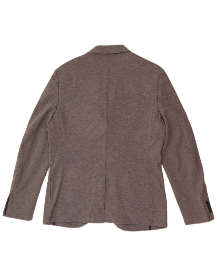 Giacca blazer a 2 bottoni da uomo Jack Wills UK 38 Classica in poliestere grigio medio