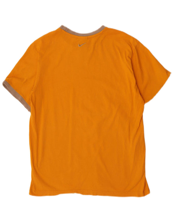 T-shirt grafica da ragazzo Nike Top 13-14 anni XL in cotone arancione