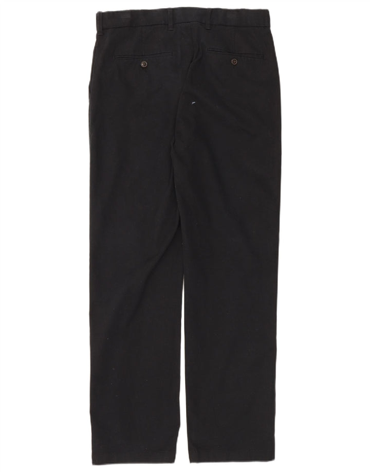 MARKS & SPENCER Pantaloni da abito dritti Harbour blu da uomo W32 L31 Blu navy