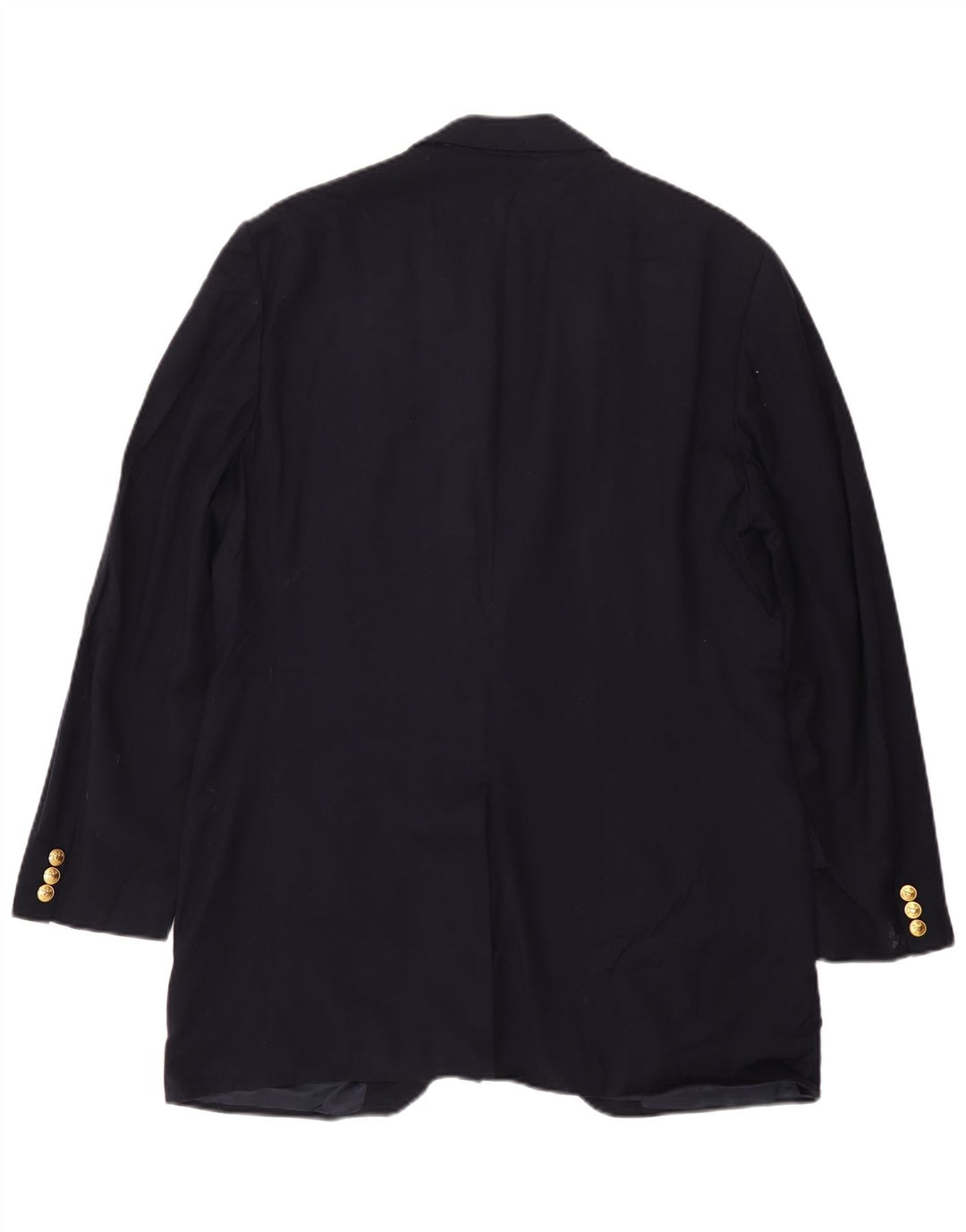 Polo Ralph Lauren Giacca blazer a 2 bottoni da uomo UK 40 Large in lana blu navy