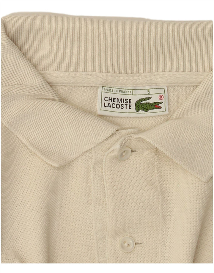 Polo da uomo LACOSTE taglia 5 grande beige
