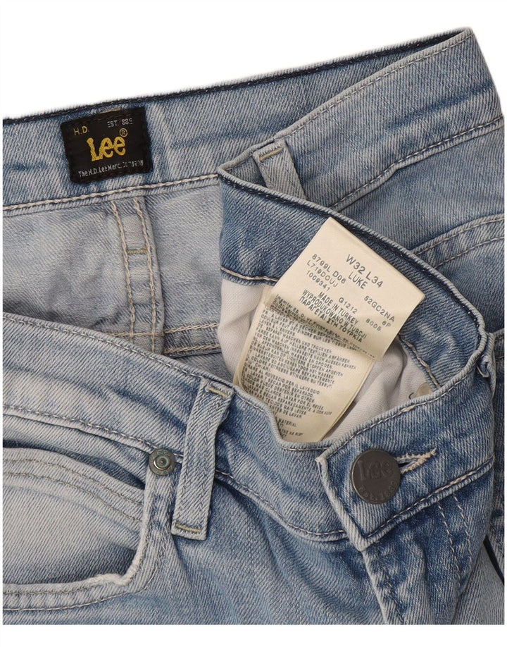Jeans Lee Luke Slim da uomo W32 L34 cotone blu