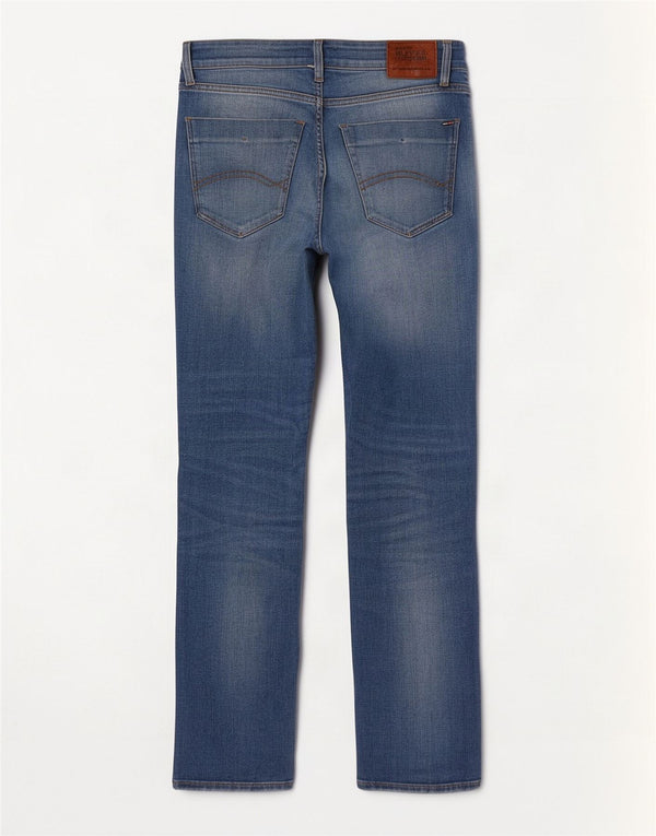 Jeans dritti da uomo Tommy Hilfiger W32 L30 cotone blu