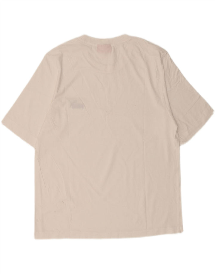 PUMA Mens T-Shirt Top Large White Vintage Puma and Second-Hand Puma from Messina Hembry 