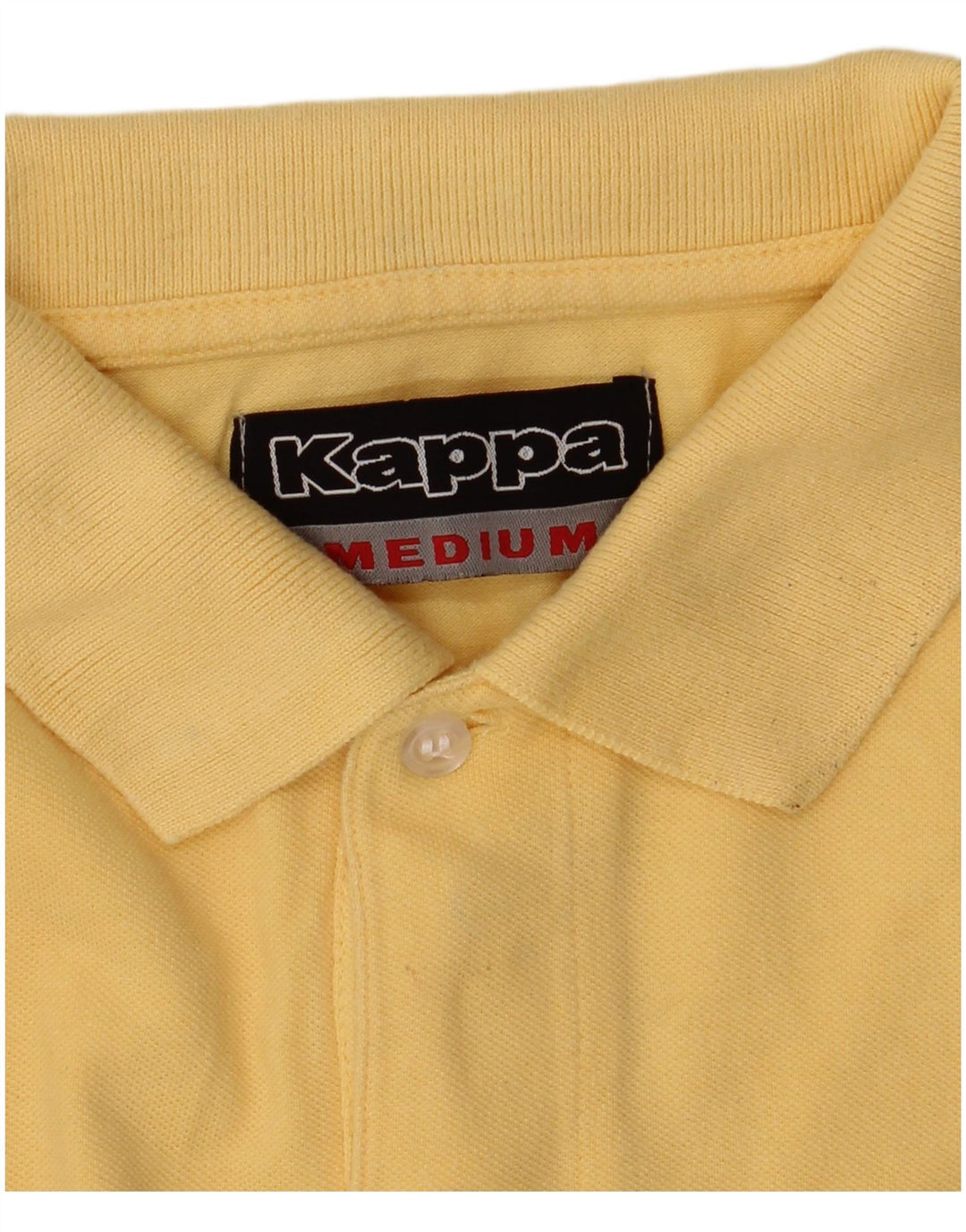 Polo Kappa Uomo Giallo Medio In Cotone