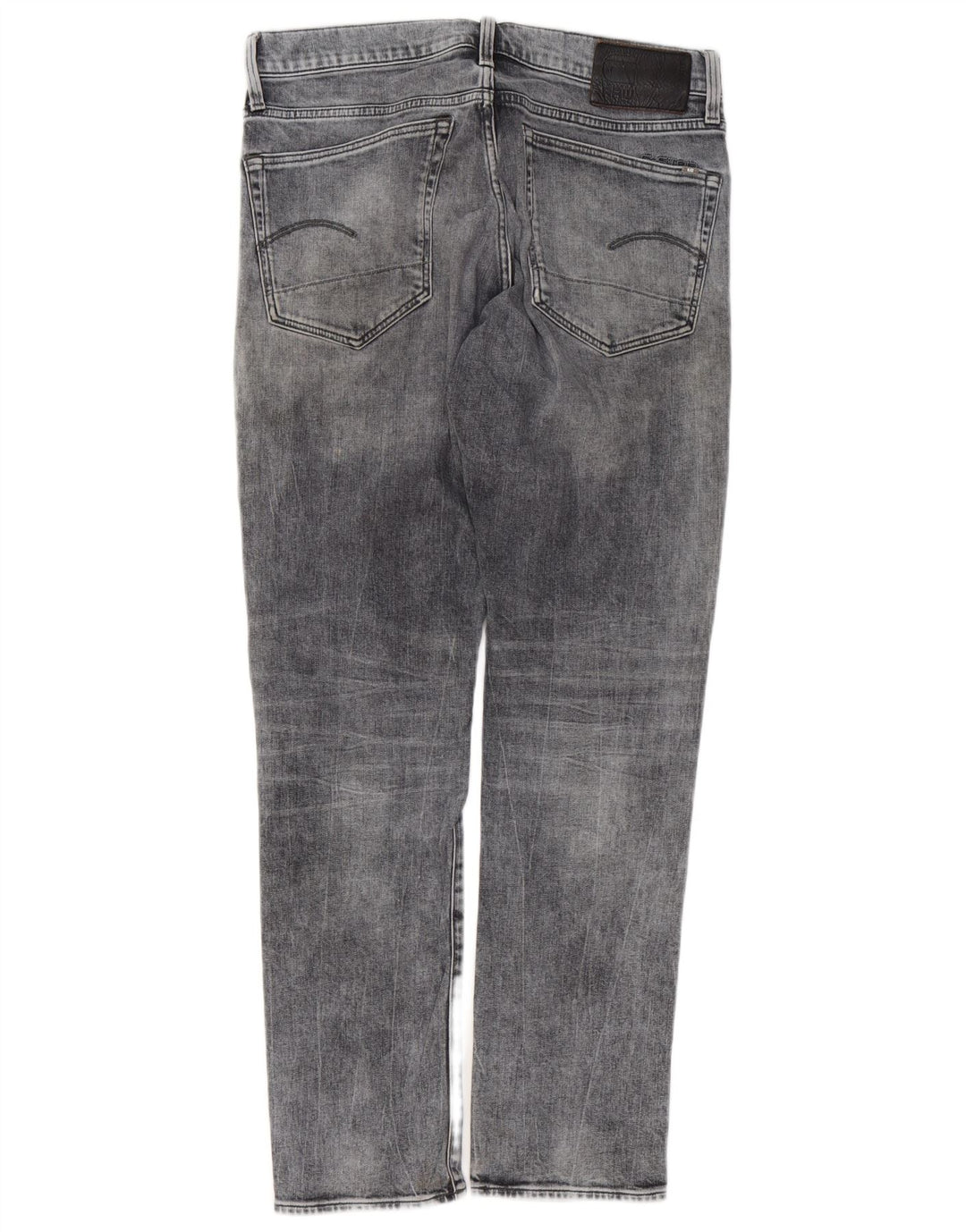 Jeans G-STAR da uomo 3301 regolari affusolati W33 L32 cotone grigio