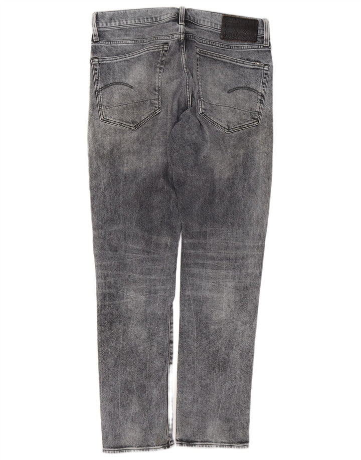 Jeans G-STAR da uomo 3301 regolari affusolati W33 L32 cotone grigio