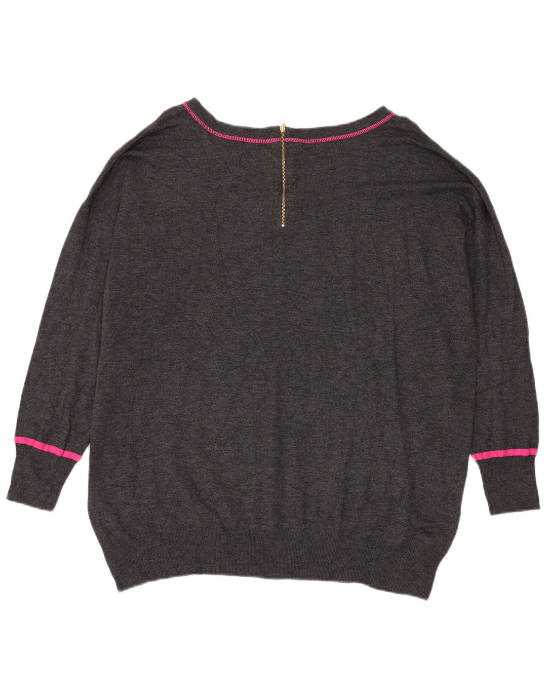 Maglione maglione oversize con scollo a barca da donna Marks & Spencer UK 20 2XL Grigio