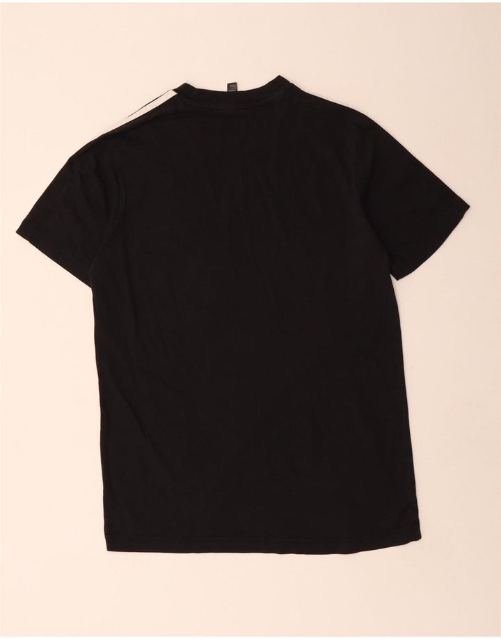 T-shirt Adidas da uomo Top Small in cotone nero