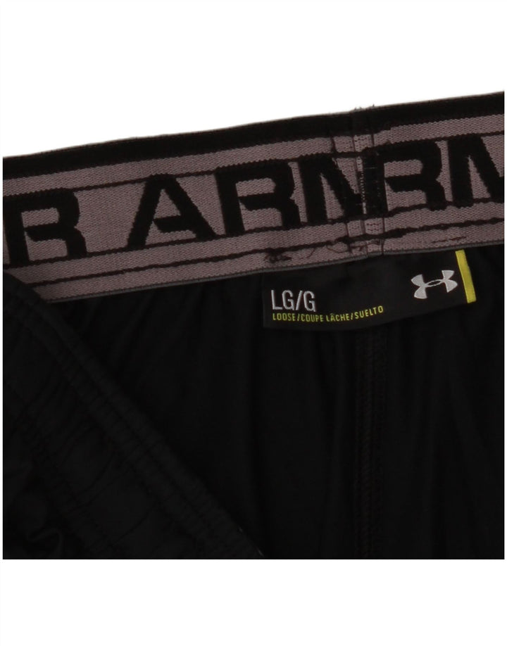 Pantaloncini sportivi da uomo UNDER ARMOUR grandi neri