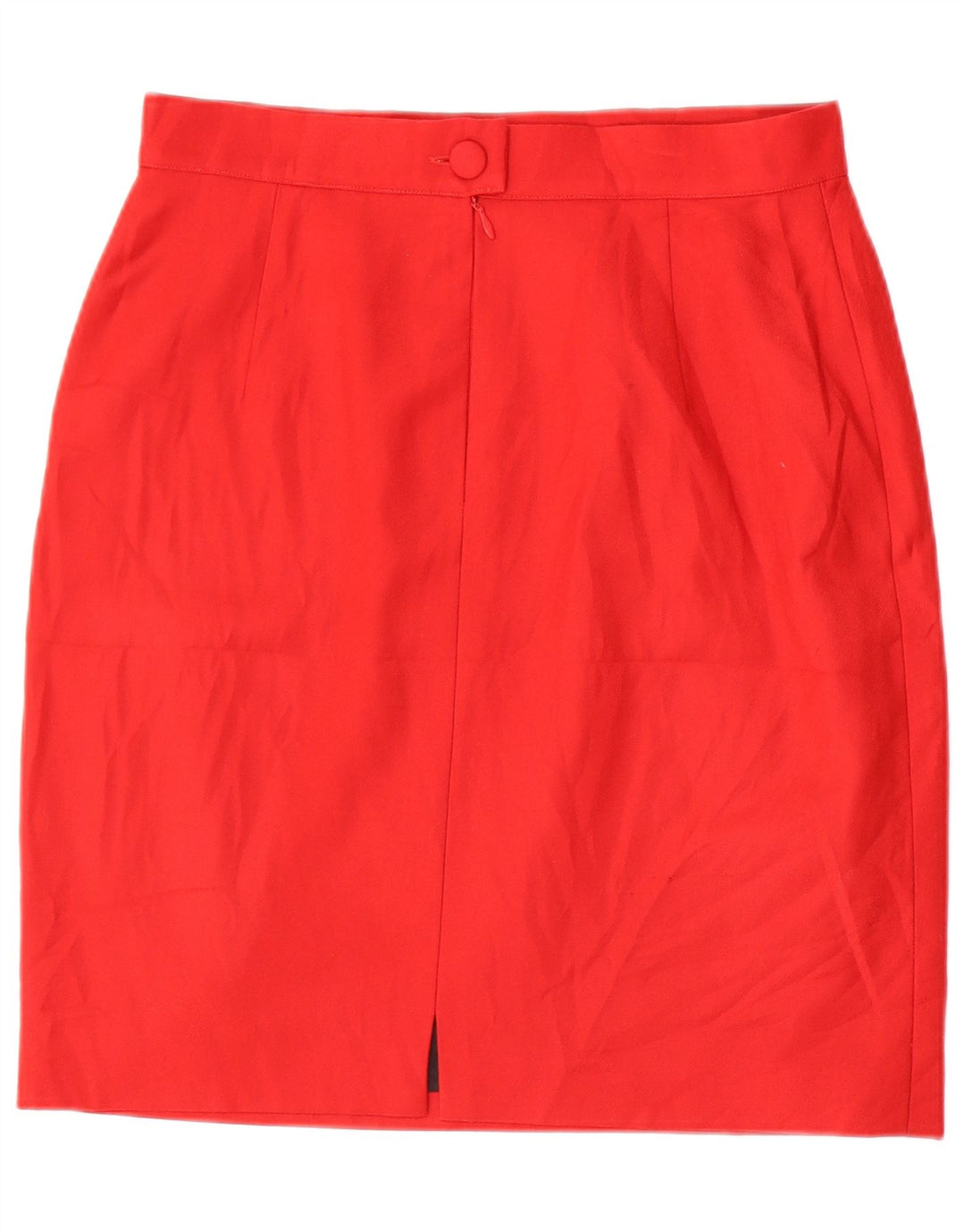 Gonna tubino da donna Santandrea con motivo astratto W30 rosso medio in lana