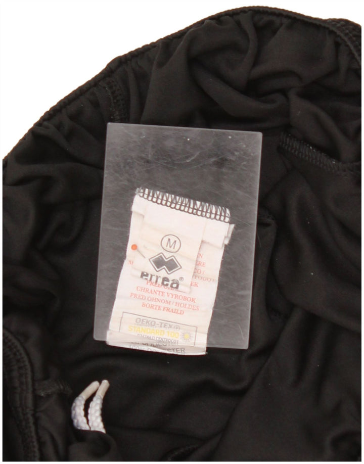 Pantaloncini sportivi da uomo ERREA medio nero in poliestere color block