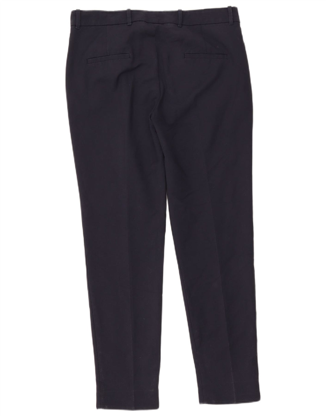Pantaloni da abito slim Zara da donna grandi W33 L30 blu navy