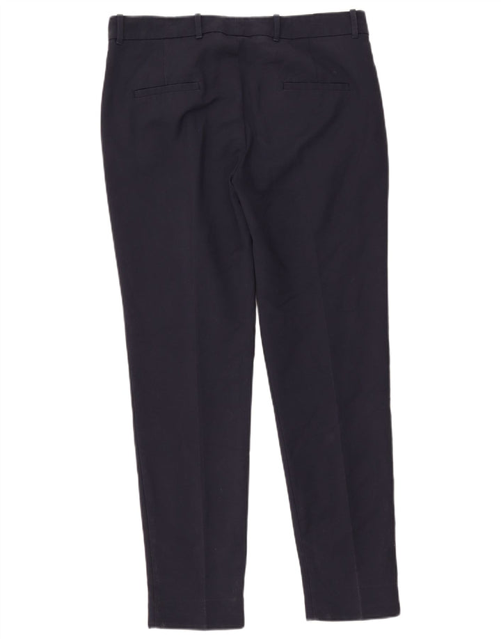 Pantaloni da abito slim Zara da donna grandi W33 L30 blu navy