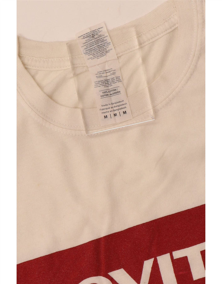 T-shirt grafica da uomo LEVI'S Top in cotone bianco medio