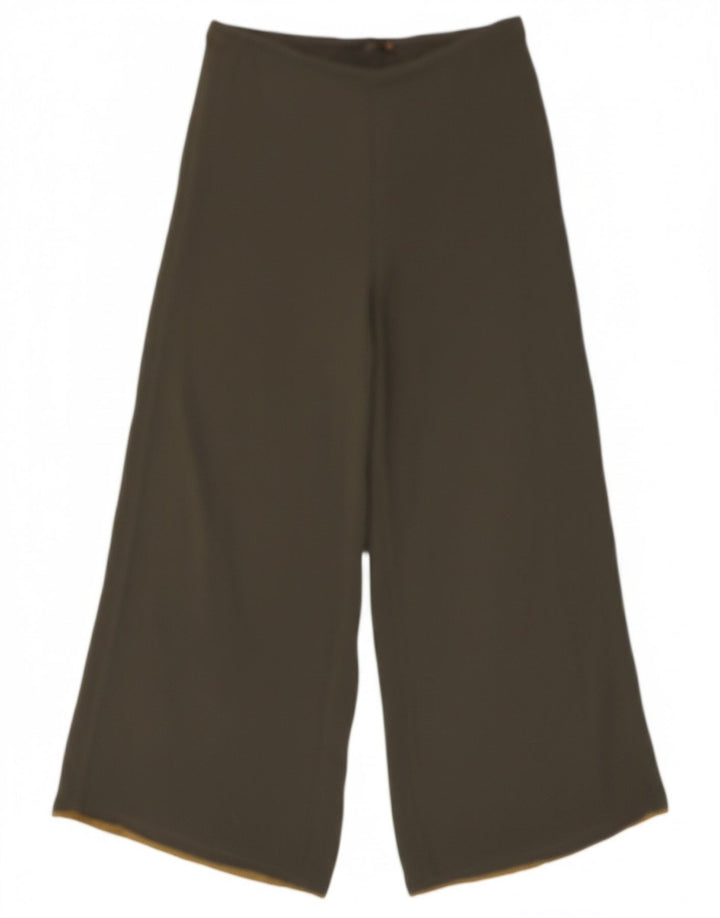 FENN WRIGHT MANSON Womens Casual Trousers EU 42 Large W32 L29 Khaki