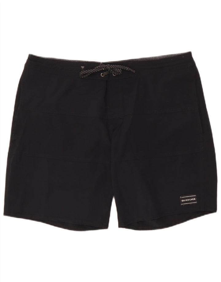 Pantaloncini da bagno da uomo Quiksilver grandi neri in poliestere
