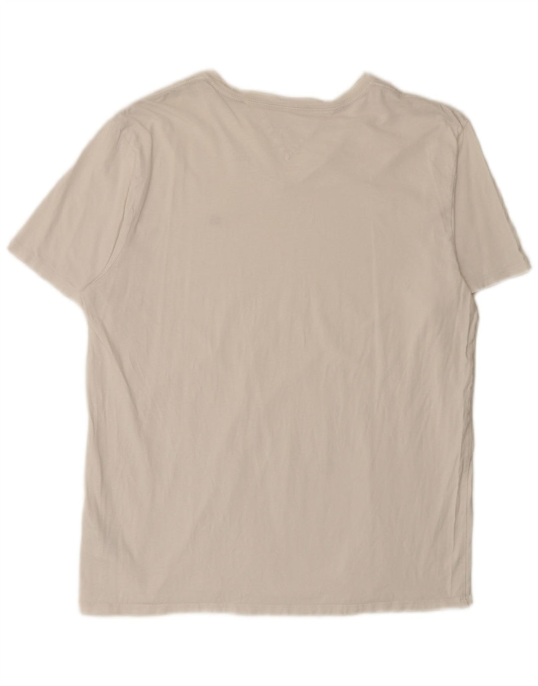 TOMMY HILFIGER Mens T-Shirt Top XL White Cotton