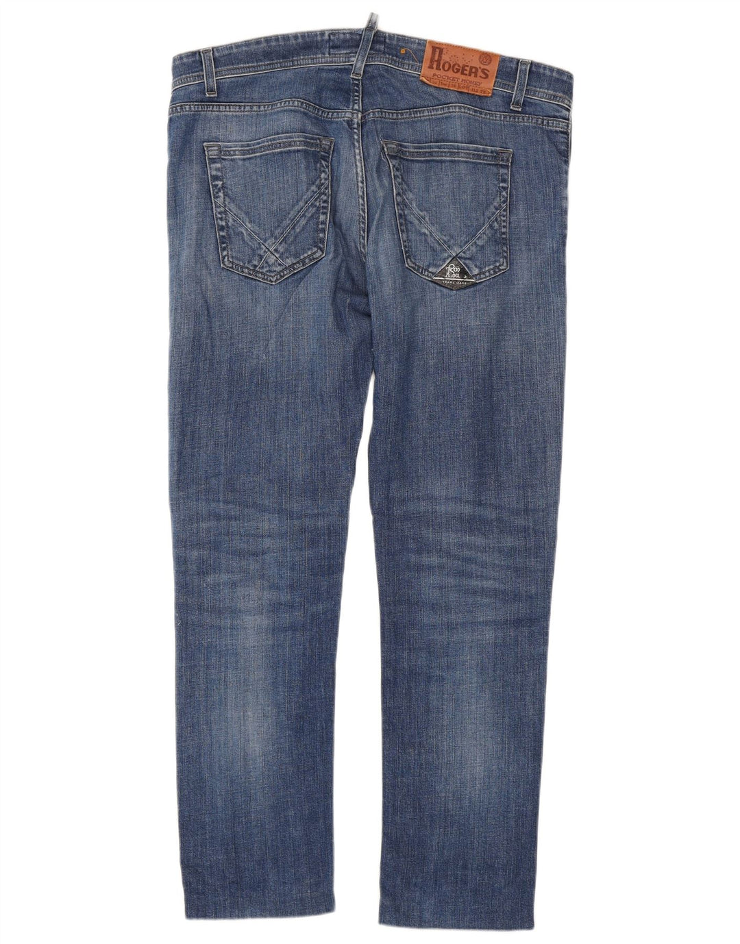 Jeans slim da uomo Roy Rogers W36 L29 cotone blu