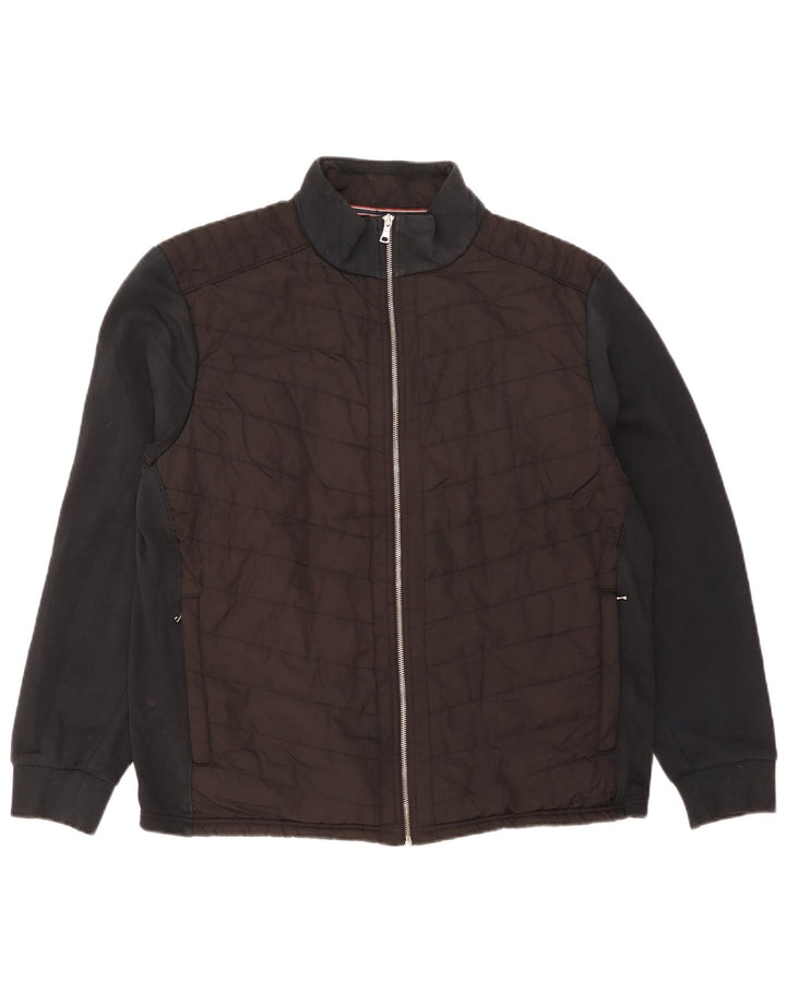 Giubbotto bomber da uomo Marks & Spencer Blue Harbour UK 42 XL Blocco colore marrone
